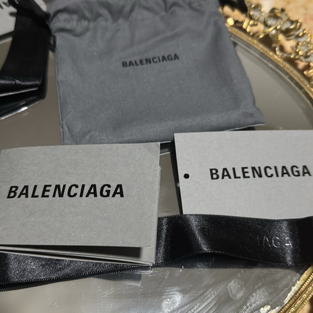Balenciaga wallet light blue wallet full inclusion - Picture 7 of 11
